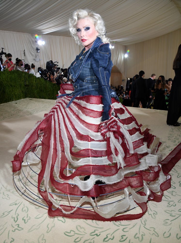 Debbie Harry attends the The 2021 Met Gala Celebrating In America: A Lexicon Of Fashion at Metropoli...