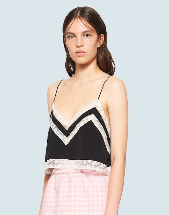 Crêpe de Chine Camisole Top