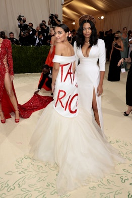 Rep. Alexandria Ocasio-Cortez Wore a “Tax The Rich” Dress to the Met Gala