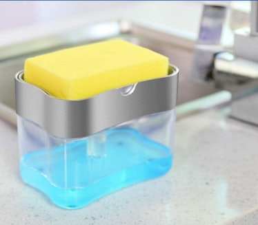 Aeakey Soap Dispensing Sponge Holder