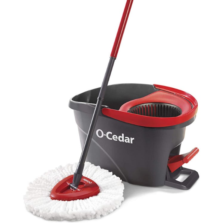 O-Cedar EasyWring Microfiber Spin Mop & Bucket