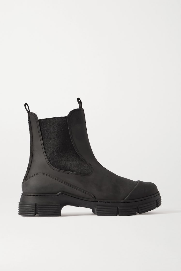 Rubber Chelsea boots