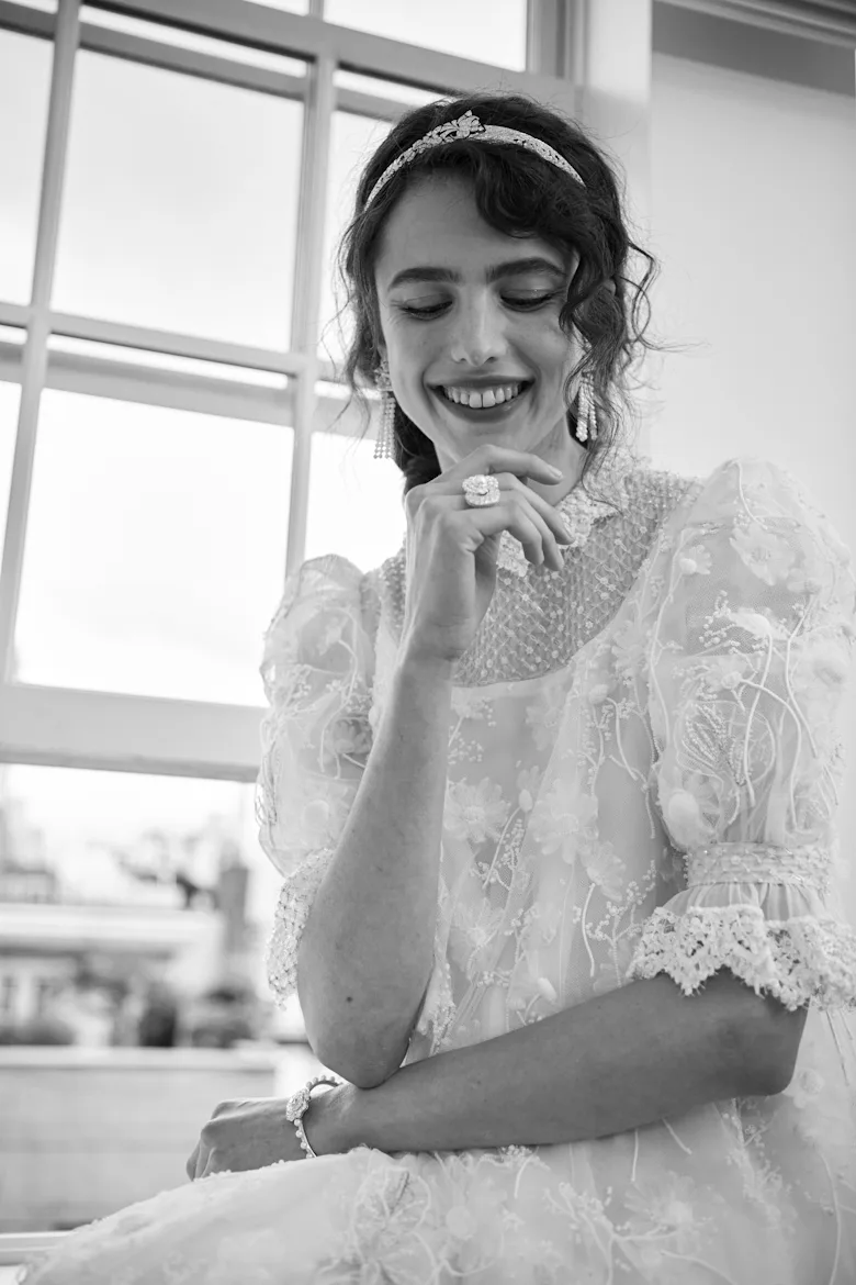 Margaret Qualley Wore a Subtly Lavish Chanel Tiara to the Met Gala Margaret Qualley Wore a Subtly Lavish Chanel Tiara to the Met Gala