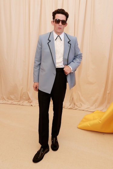 Josh O'Connor attends The 2021 Met Gala Celebrating In America: A Lexicon Of Fashion at Metropolitan...