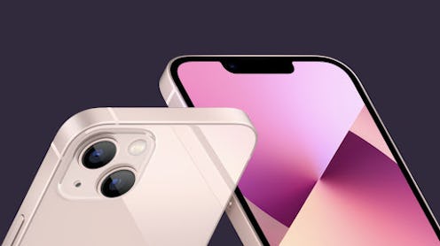 New iPhone 13 pink color.