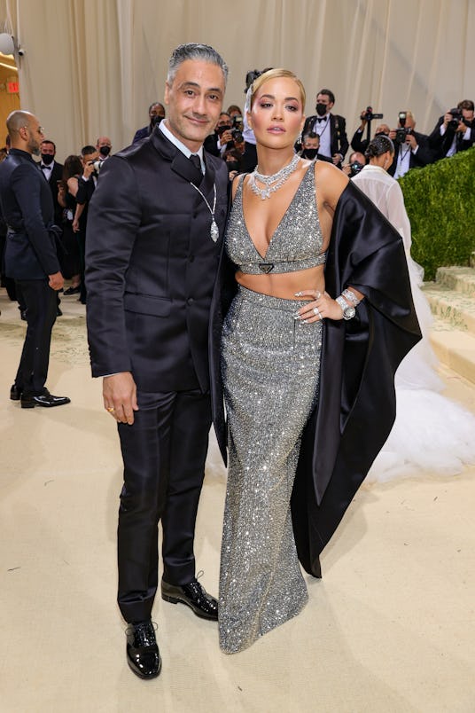 Taika Waititi and Rita Ora attend The 2021 Met Gala.