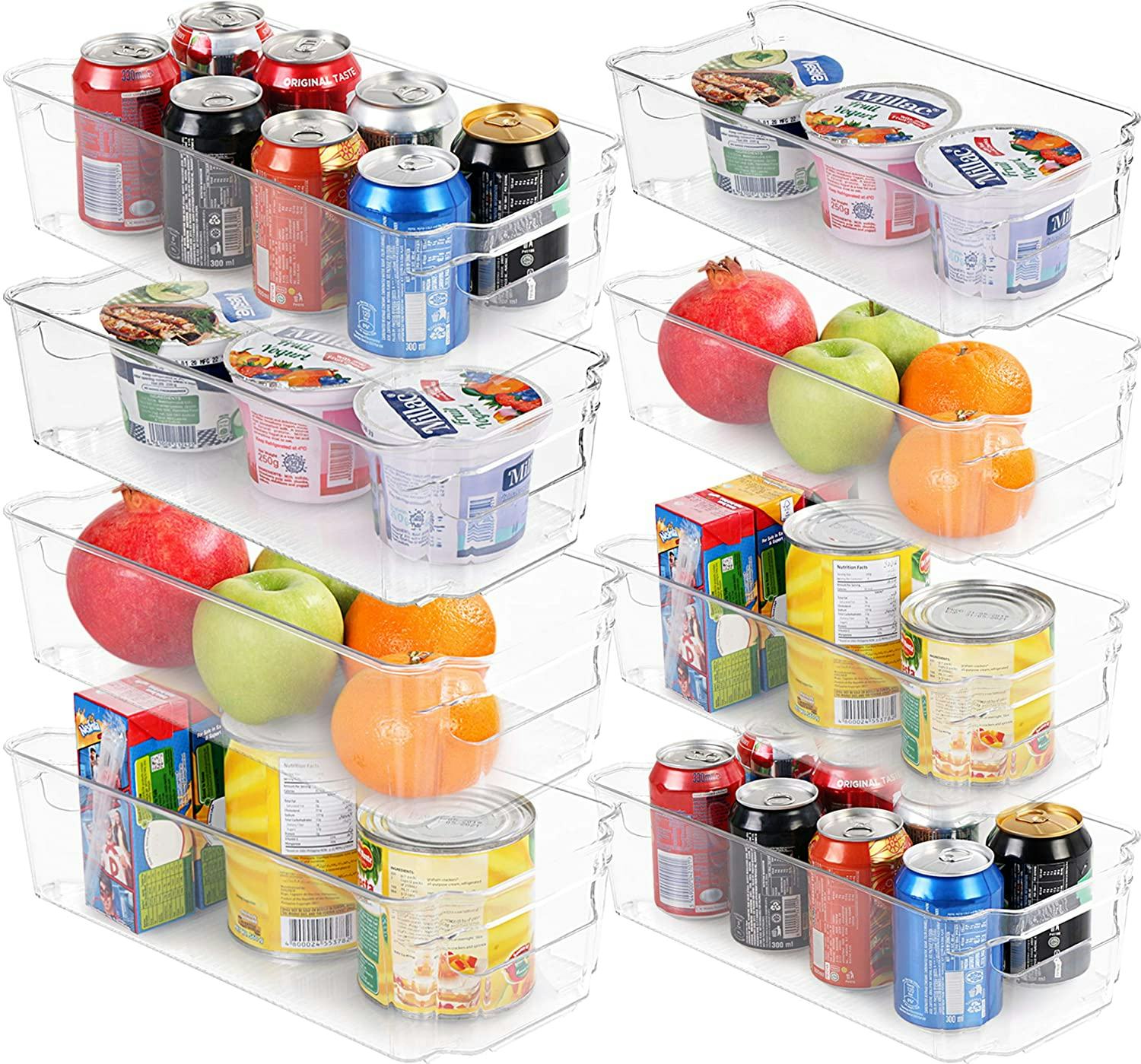 Utopia Home Fridge and Pantry Organizers (Set of 8)