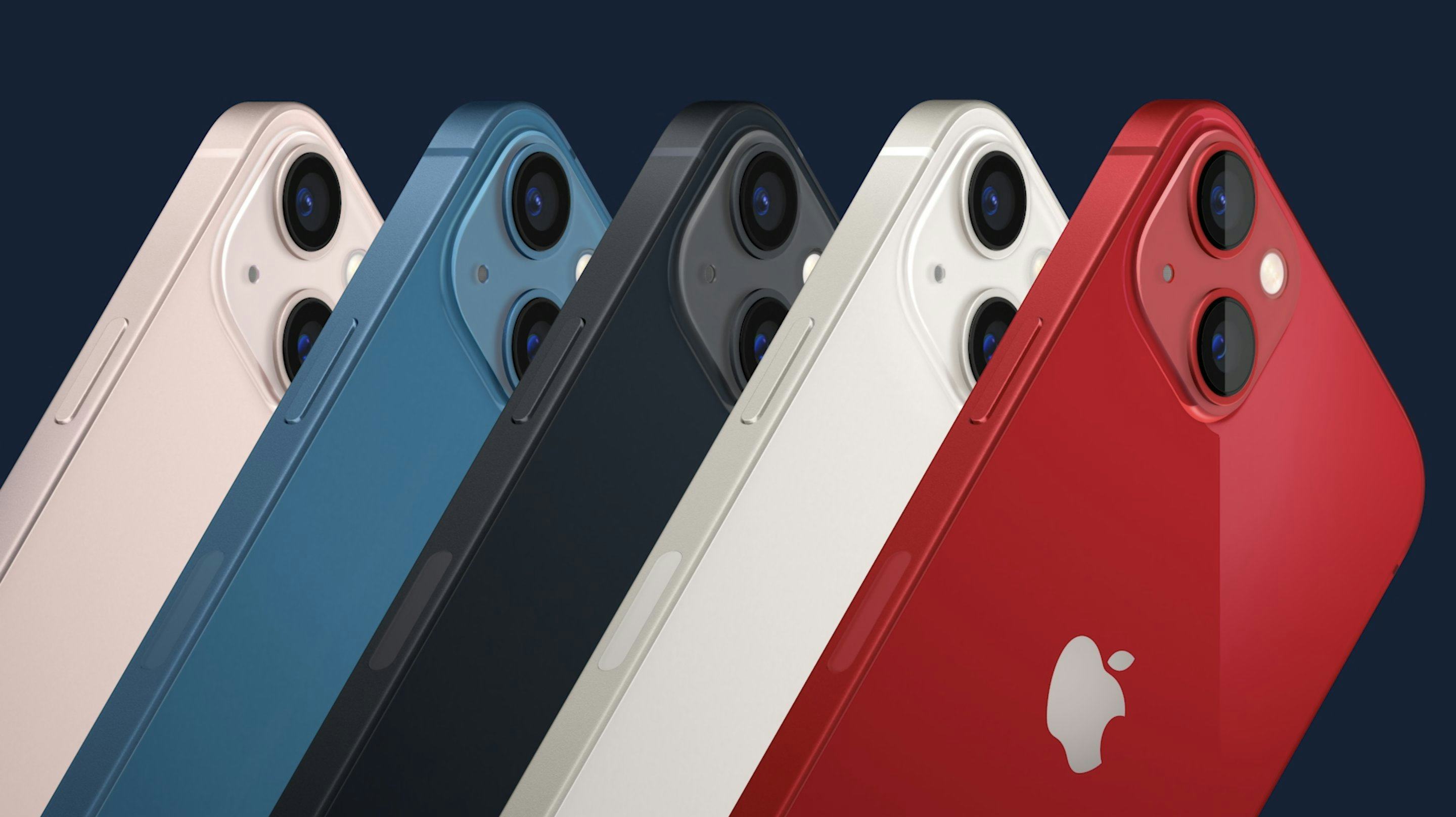 The new iPhone 13 colors.