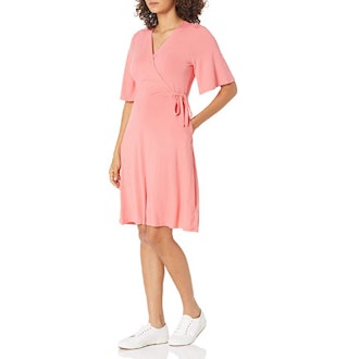 Amazon Essentials Standard Kimono Sleeve Wrap Dress