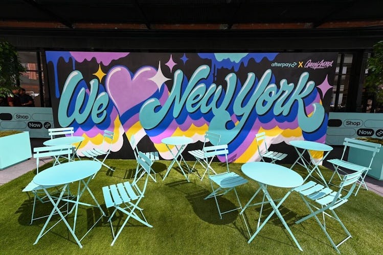 Afterpay NYFW set up