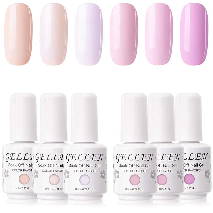 Gellen Gel Nail Polish Set Angel Pinks Series