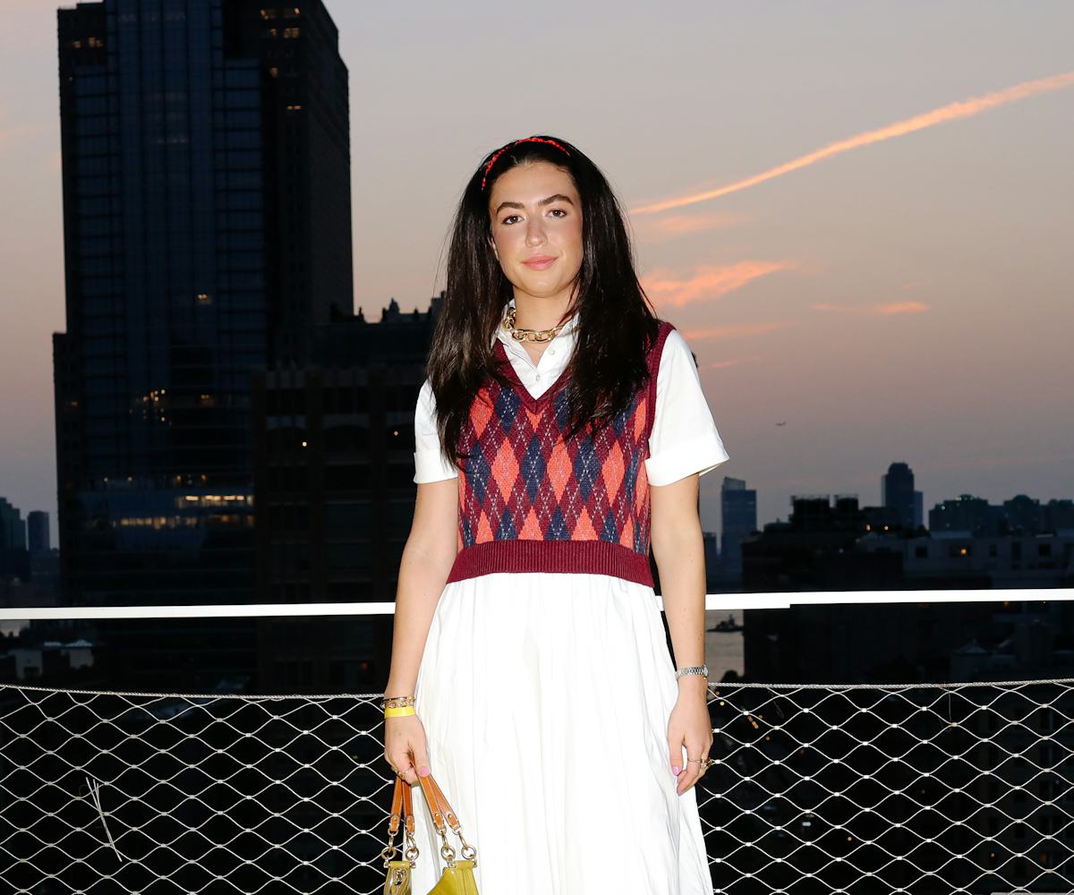 Victoria Paris at the Staud Spring 2022 show at NYFW.