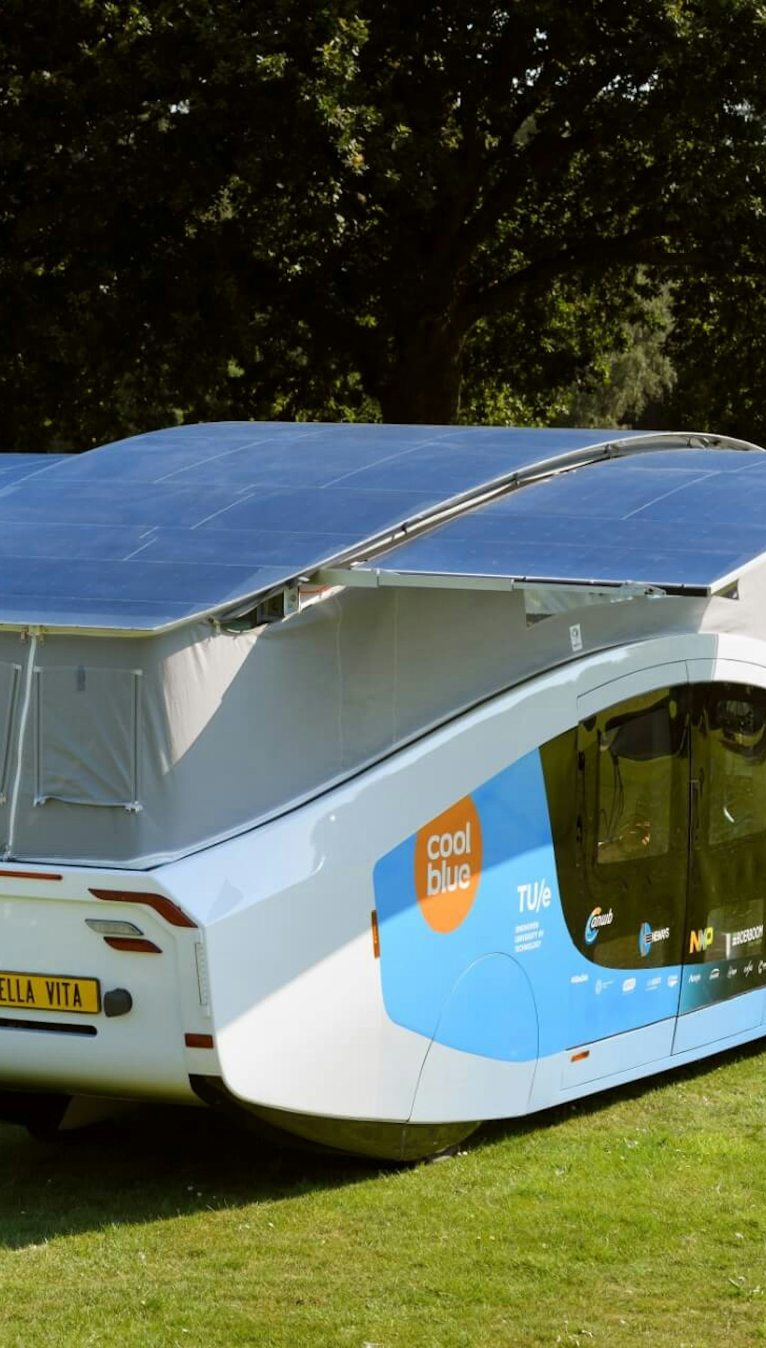This solar-powered electric RV is a wholly off-grid house on wheels