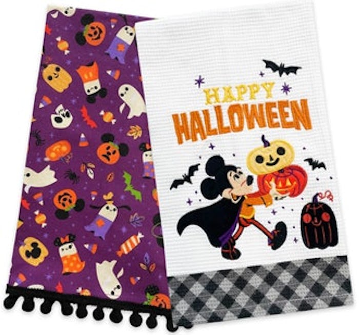 halloween disney dishtowels
