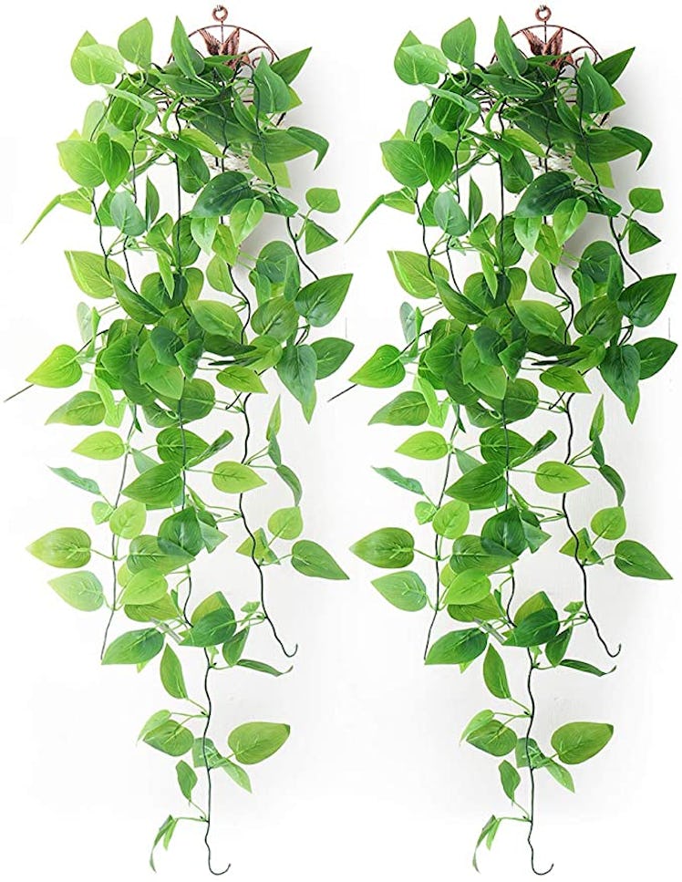 Mocoosy Artificial Hanging Plants (2-Pack)