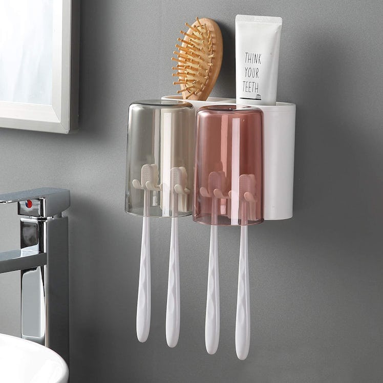 iHave Wall Mounted Toothbrush Holder with Cups