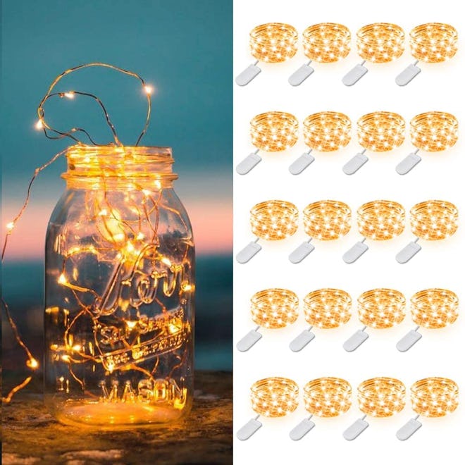 MUMUXI Battery Operated String Lights (20 Pack)