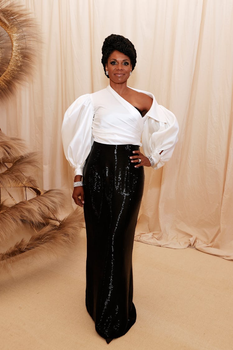  Audra McDonald attends The 2021 Met Gala Celebrating In America: A Lexicon Of Fashion at Metropolit...