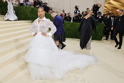 Alicia Keys attends The 2021 Met Gala Celebrating In America: A Lexicon Of Fashion at Metropolitan M...
