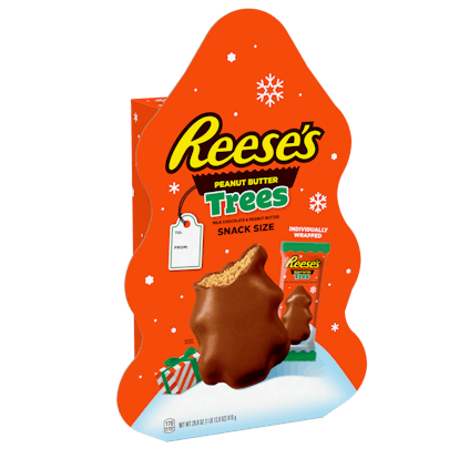  Hershey's holiday 2021 candy includes new Reese's Flavor, Grinch Kisses, and more.