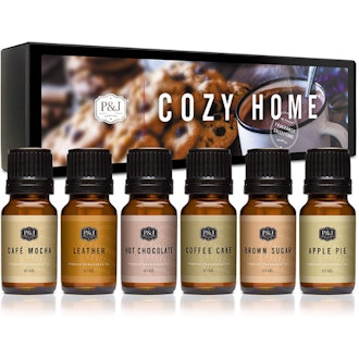 P&J Trading Cozy Home Fragrance Oil (Set of 6)