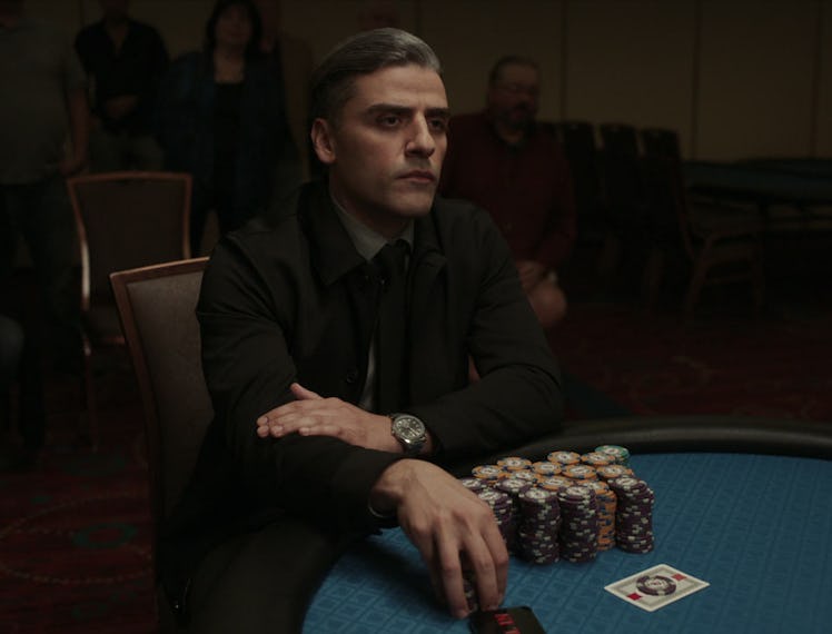 Oscar Isaac stars as William Tell in The Card Counter.