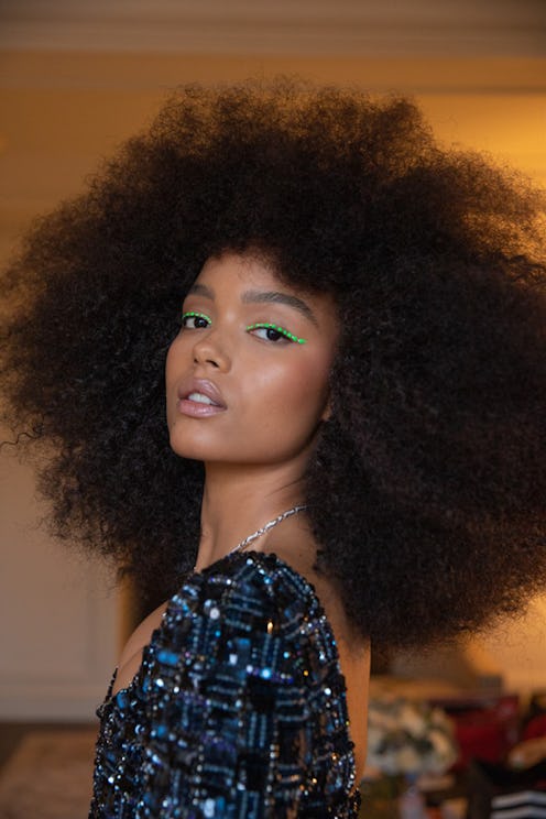 Whitney Peak's Met Gala 2021 makeup was inspired by her Chanel gown.