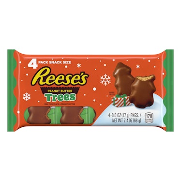  Hershey's holiday 2021 candy includes new Reese's Flavor, Grinch Kisses, and more.