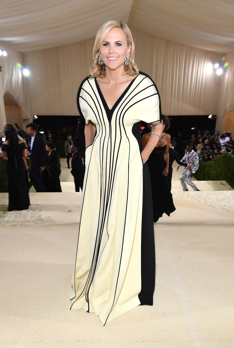 Tory Burch attends The 2021 Met Gala Celebrating In America: A Lexicon Of Fashion at Metropolitan Mu...