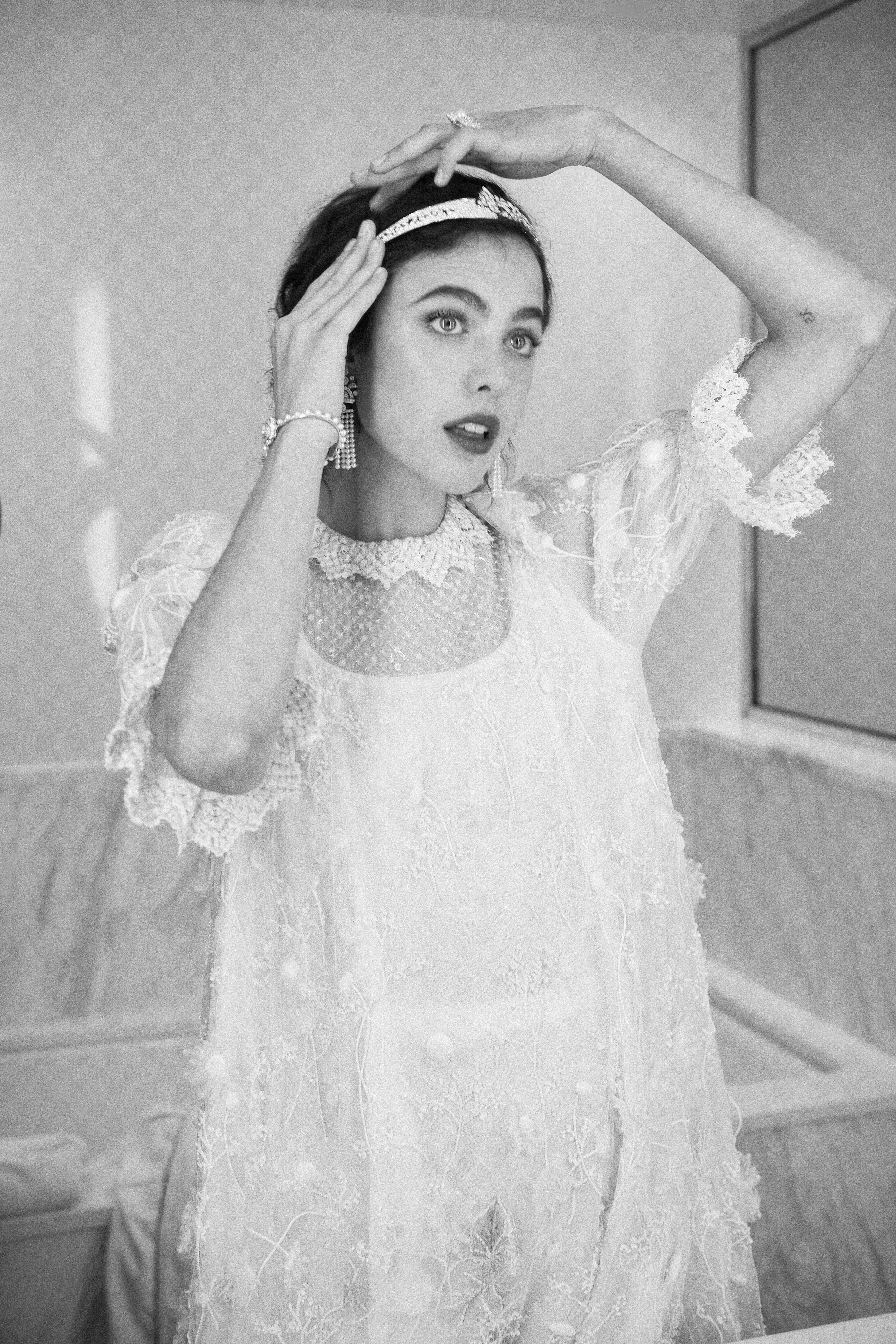 Margaret Qualley Wore a Subtly Lavish Chanel Tiara to the Met Gala