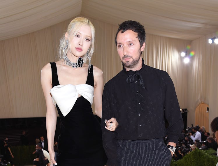 Rose at met gala