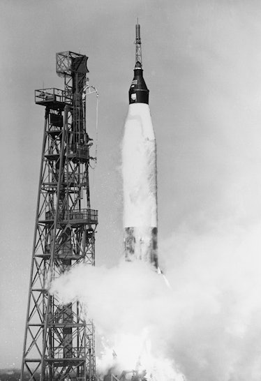 Mercury 6 lifts John Glenn to orbit, February 20, 1962.