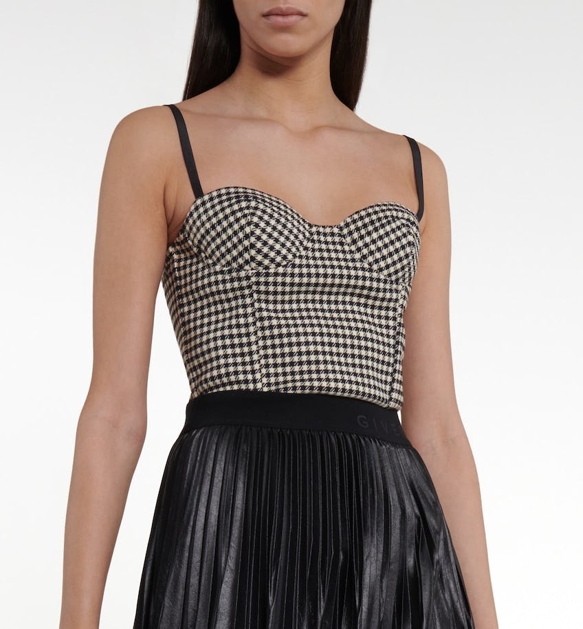 Red Valentino Gingham Bodysuit