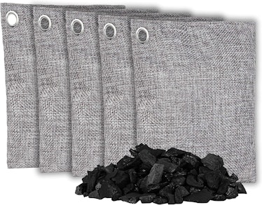 Olivia & Aiden Bamboo Charcoal Air Purifying Bags (5-Pack)