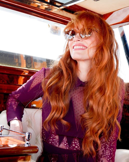 Jessica Chastain with long hair at Venice Film Fest
