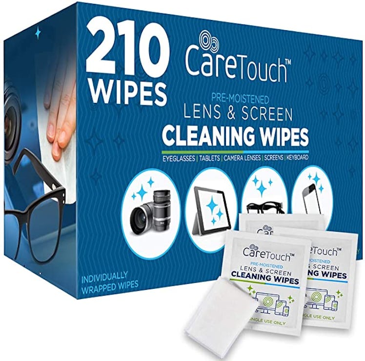 Care Touch Lens Cleaning Wipes (210 Count)