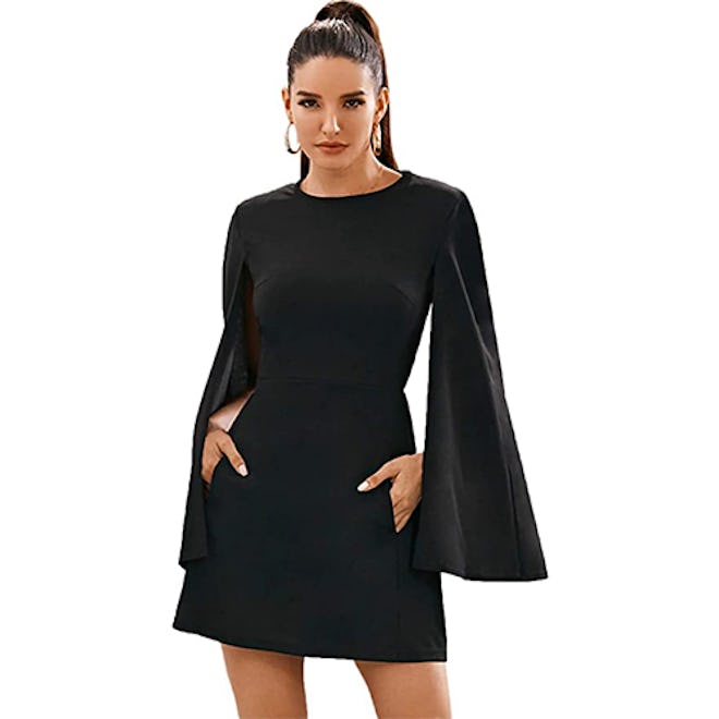 SheIn Cloak Sleeve Dress