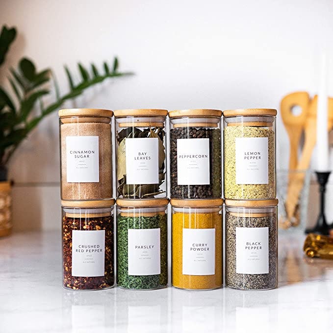 Savvy &amp; Sorted Spice Labels (162 Pieces)