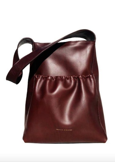 Burgundy Raphael bag from Thalia Strates, available to shop on The Folklore.