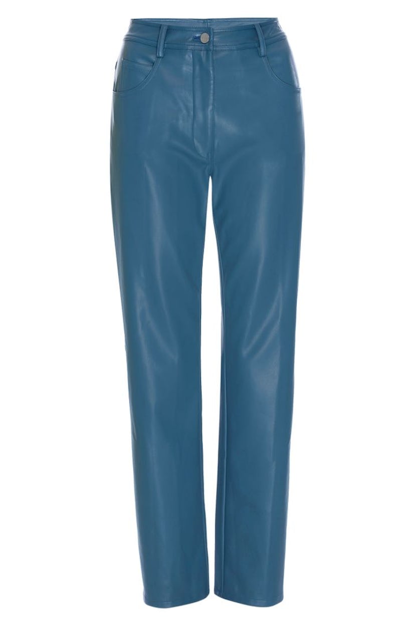 Junior Pant in Teal Leather