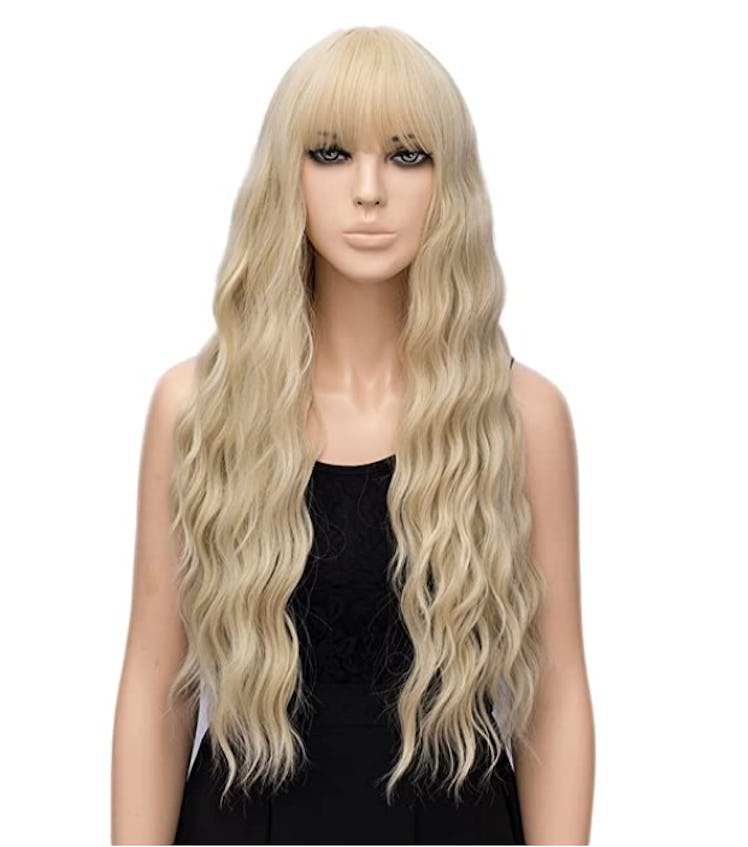 Amazon Netgo Golden Blonde Synthetic Wig