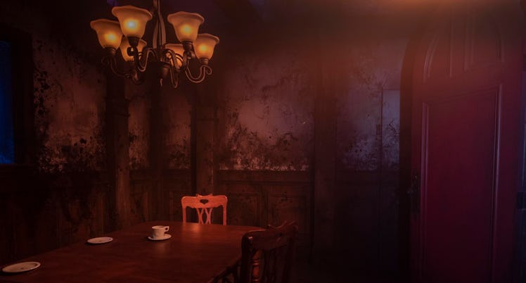 Visitors to the 'Haunting of Hill House' maze at Universal Studios can see the Red Room.