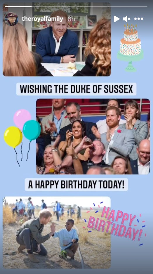 Queen Elizabeth II wished Prince Harry a happy birthday.