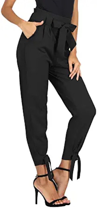 GRACE KARIN High Waist Pencil Pants with Bow-Knot Pockets