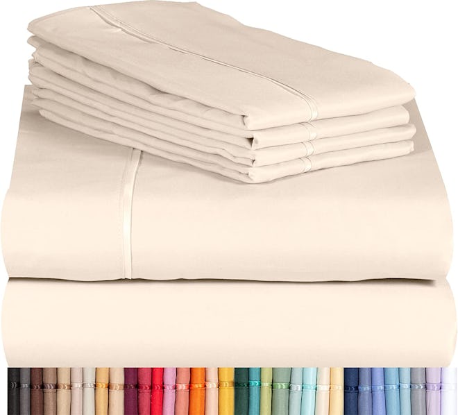 LuxClub Bamboo Sheet Set (6 Pieces)