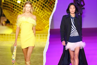 See the Spring 2022 trends you can start shopping now, from 2000s feather trim to '60s suiting.