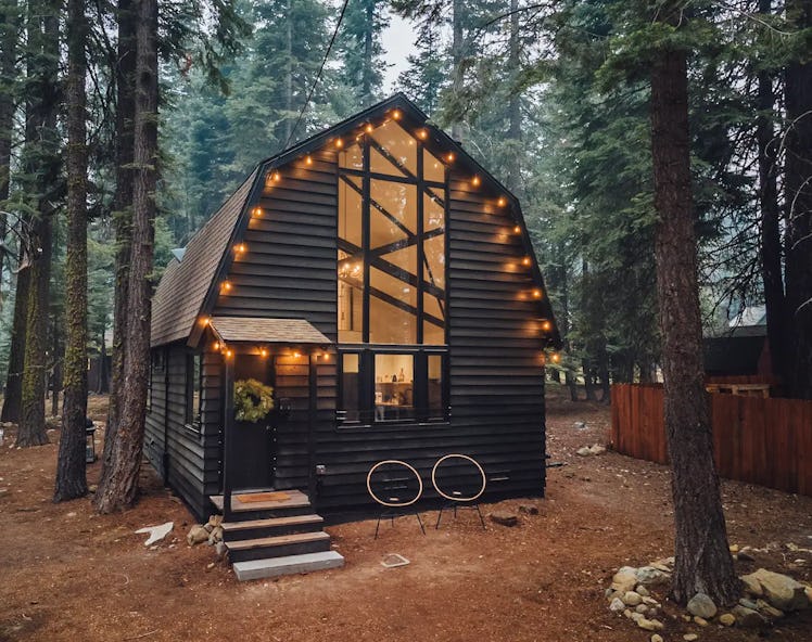 Stay in a hygge cabin from Airbnb just five minutes from Lake Tahoe.