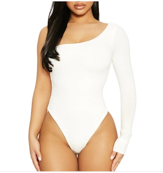 NW Side One-Shoulder Bodysuit