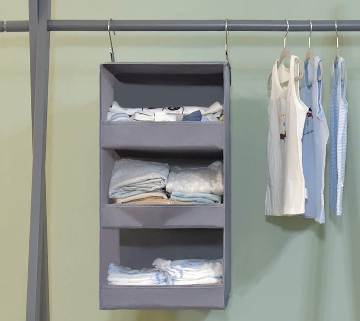 GRANNY SAYS 3-Shelf Hanging Closet Organizer