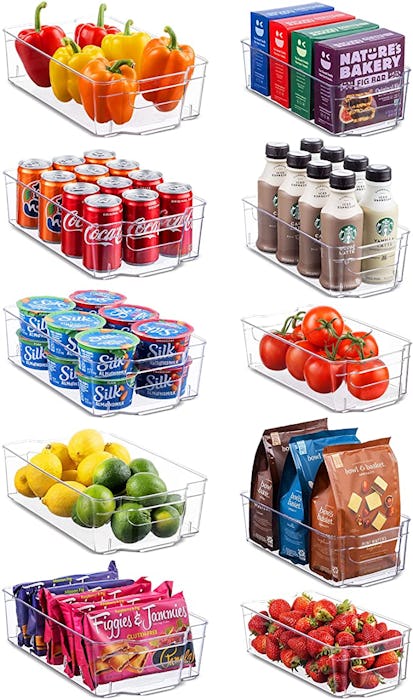 Seseno Refrigerator Organizer Bins (10-Piece)